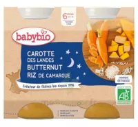 Babybio Pot Bonne Nuit Carotte Courge Butternut Riz à PARIS