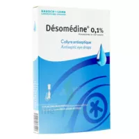 Desomedine 0,1 % Collyre Sol 10fl/0,6ml à PARIS